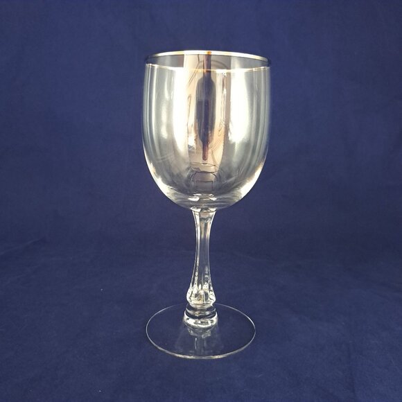 Fostoria Trousseau Water Goblet Platinum Trim Elegant Design For Dining - Picture 11 of 14